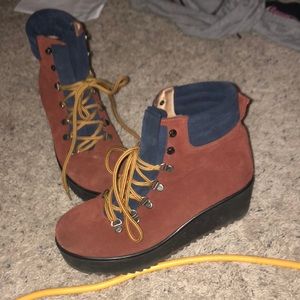 Madison Harding sneaker wedges